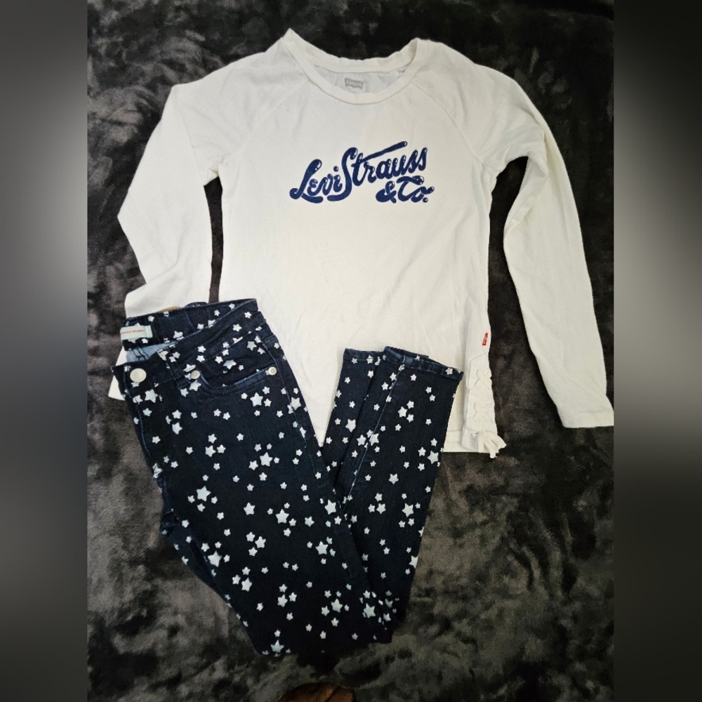 Girls Levi's Strauss outfit Size 10-12
